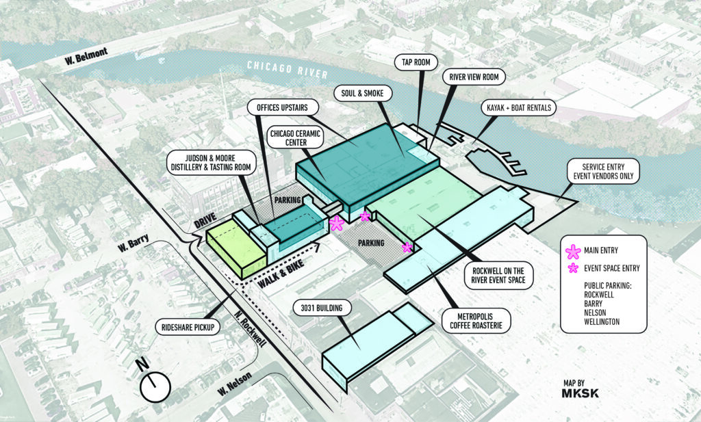 Rockwell on the River Campus Map
